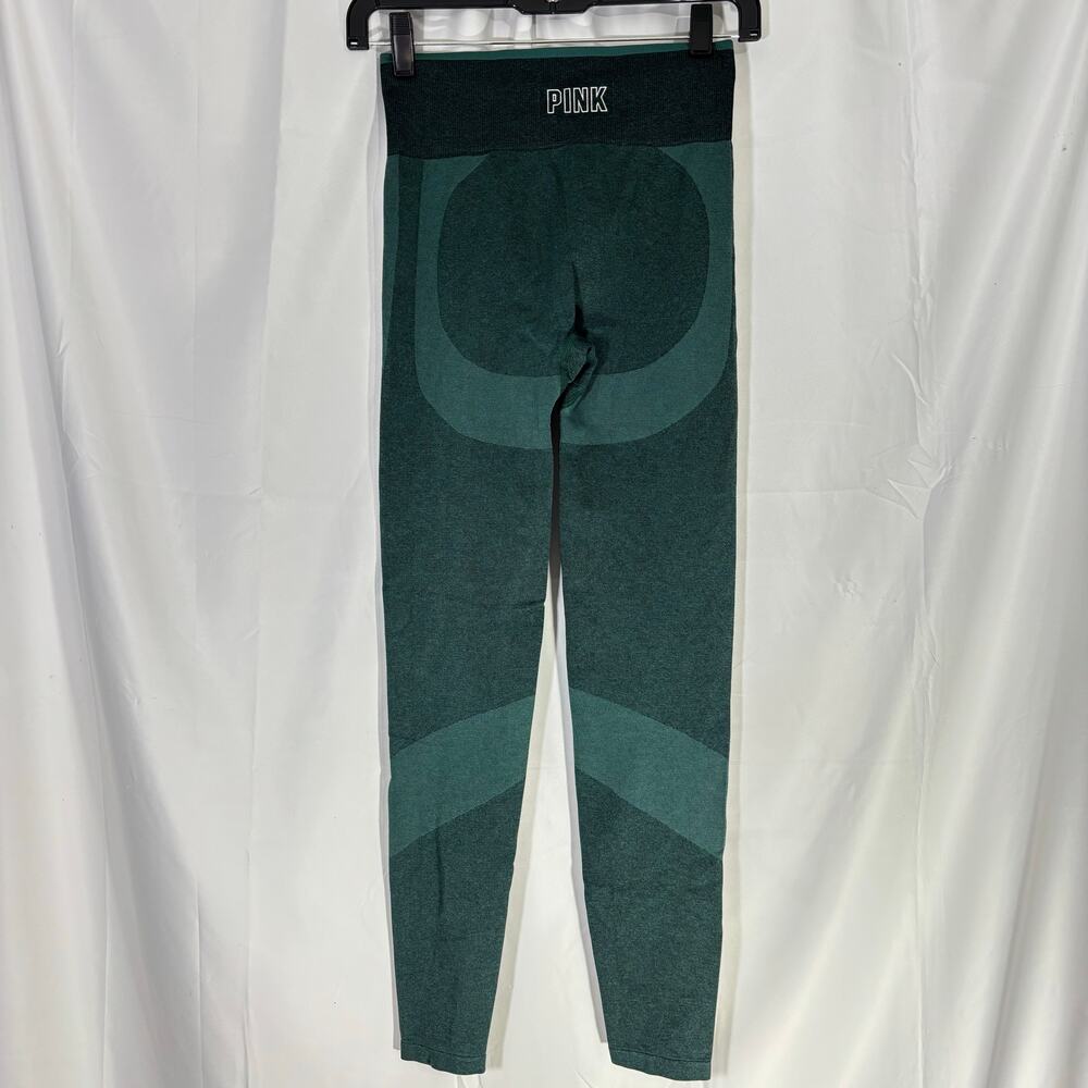 Victoria’s Secret PINK Green Seamless High-Waisted Leggings Size Small - Picture 3 of 5